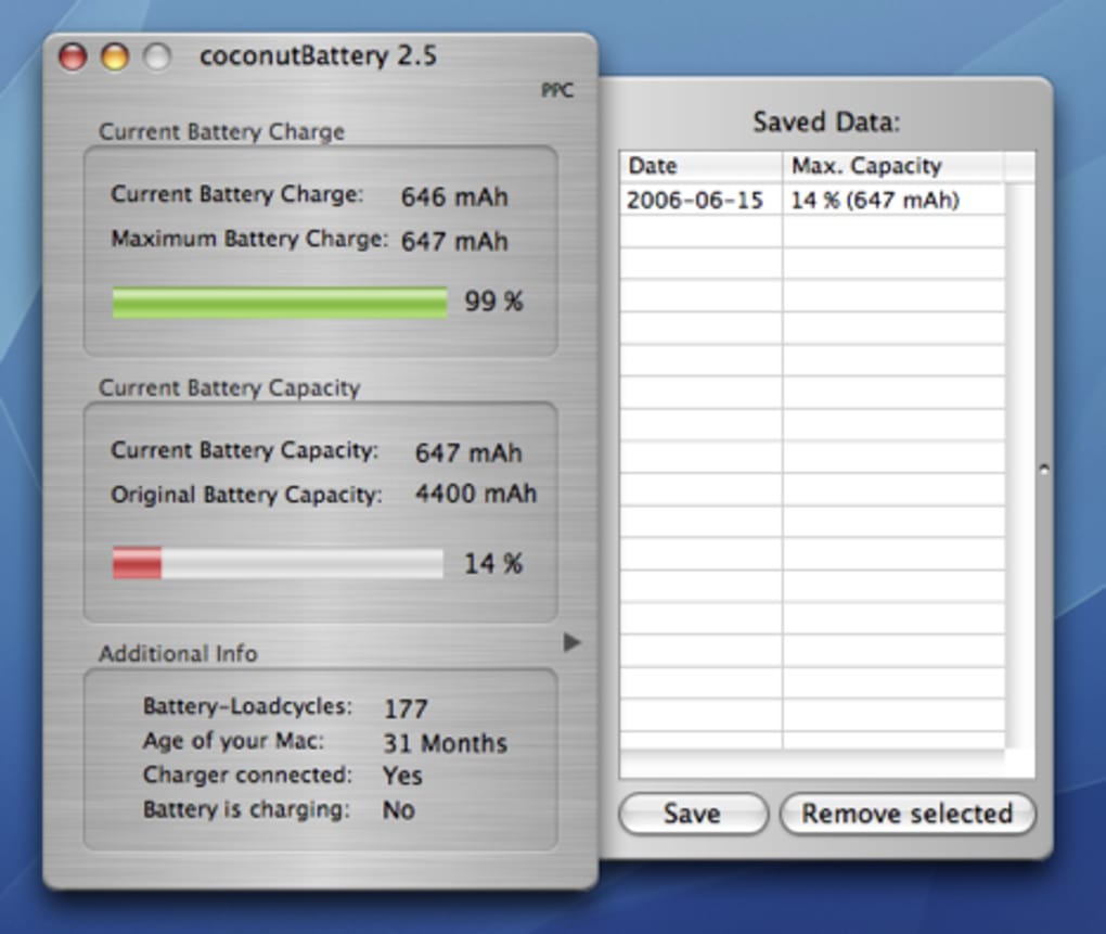 coconutbattery for windows 7